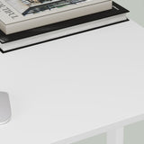 Schreibtisch Computertisch Bürotisch Tisch für Homeoffice PC-Tisch mit stabilen Metallbeinen | platzsparend einklappbar & verstellbare Füße | Für Homeoffice & Büro | 80x40x75 cm