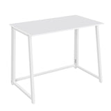 Schreibtisch Computertisch Bürotisch Tisch für Homeoffice PC-Tisch mit stabilen Metallbeinen | platzsparend einklappbar & verstellbare Füße | Für Homeoffice & Büro | 80x40x75 cm