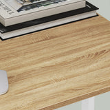 Schreibtisch Computertisch Bürotisch Tisch für Homeoffice PC-Tisch mit stabilen Metallbeinen | platzsparend einklappbar & verstellbare Füße | Für Homeoffice & Büro | 80x40x75 cm