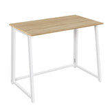 Schreibtisch Computertisch Bürotisch Tisch für Homeoffice PC-Tisch mit stabilen Metallbeinen | platzsparend einklappbar & verstellbare Füße | Für Homeoffice & Büro | 80x40x75 cm