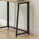 Schreibtisch Computertisch Bürotisch Tisch für Homeoffice PC-Tisch mit stabilen Metallbeinen | platzsparend einklappbar & verstellbare Füße | Für Homeoffice & Büro | 80x40x75 cm