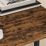 Schreibtisch Computertisch Bürotisch Tisch für Homeoffice PC-Tisch mit stabilen Metallbeinen | platzsparend einklappbar & verstellbare Füße | Für Homeoffice & Büro | 80x40x75 cm