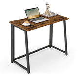 Schreibtisch Computertisch Bürotisch Tisch für Homeoffice PC-Tisch mit stabilen Metallbeinen | platzsparend einklappbar & verstellbare Füße | Für Homeoffice & Büro | 80x40x75 cm