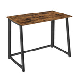 Schreibtisch Computertisch Bürotisch Tisch für Homeoffice PC-Tisch mit stabilen Metallbeinen | platzsparend einklappbar & verstellbare Füße | Für Homeoffice & Büro | 80x40x75 cm