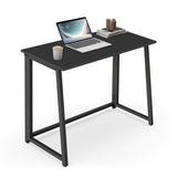 Schreibtisch Computertisch Bürotisch Tisch für Homeoffice PC-Tisch mit stabilen Metallbeinen | platzsparend einklappbar & verstellbare Füße | Für Homeoffice & Büro | 80x40x75 cm