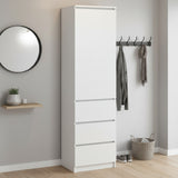 Home Collective Kleiderschrank mit Tür 50x40x180 cm – Garderobenschrank & Mehrzweckschrank mit 3–5 Einlegeböden und optional Schubladen Schrank für Schlafzimmer Flur Büro