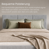 Home Collective Polsterbett, Bett mit Stauraum, Stauraumbett mit Lattenrost gepolstert Bett mit Kopfteil Doppelbett | Bettkasten mit Gasdruckfedern, Metallrahmen, Samtpolsterung | 120×200 | 140x200 | 160x200 | 180x200 cm