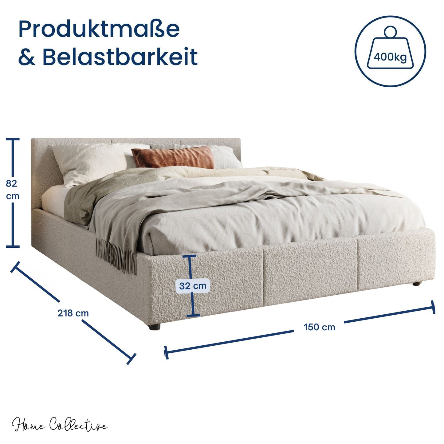 Bett 140x200 / 160x200 cm Doppelbett Polsterbett Bettgestell mit Lattenrost aus Metall, hydraulischer Bettkasten, Samtbezug in beige oder dunkelgrau, viel Stauraum, modern & pflegeleicht
