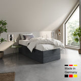 Home Collective Boxspringbett Polsterbett Bett mit Matratzenauswahl (Bonnell H2 / Kaltschaum H3), gepolstertes Kopfteil (optional), Microvelours | Verfügbare Größen: 90x200, 100x200, 120x200, 140x200, 160x200, 180x200, 200x200