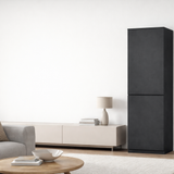 Home Collective Kleiderschrank mit Tür 50x40x180 cm – Garderobenschrank & Mehrzweckschrank mit 3–5 Einlegeböden und optional Schubladen Schrank für Schlafzimmer Flur Büro