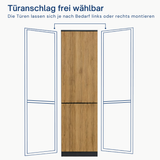 Home Collective Kleiderschrank mit Tür 50x40x180 cm – Garderobenschrank & Mehrzweckschrank mit 3–5 Einlegeböden und optional Schubladen Schrank für Schlafzimmer Flur Büro