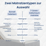 Home Collective Polsterbett Doppelbett Bett mit verstellbarem Lattenrost & Stauraum, wählbare Matratze (Federkern H2 / Kaltschaum H3) viele Größen verfügbar Kordstoff