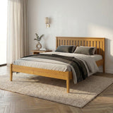 Home Collective Massivholzbett Doppelbett Bett Kiefer Naturholz Bettgestell mit Lattenrost & Kopfteil | 120x200 140x20 160x200 180x200 | Schlafzimmer Jugendzimmer Gästezimmer | Kiefer oder Eiche
