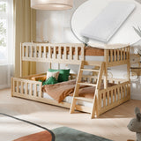 Etagenbett 90x200 / 120x200 Kinderbett Jugendbett Stockbett Hochbett mit Leiter, Rausfallschutz & Lattenrosten,  Kinder Bett von 4. bis 16. Lebensjahr Weiß