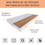 Kids Collective Kinderbett 70x140 / 80x160 Komplett Set inkl. Matratze, Lattenrost, Schublade & Rausfallschutz | Einzelbett für Kinder von 2 – 10 Jahren | weiß mit wählbarem Motiv