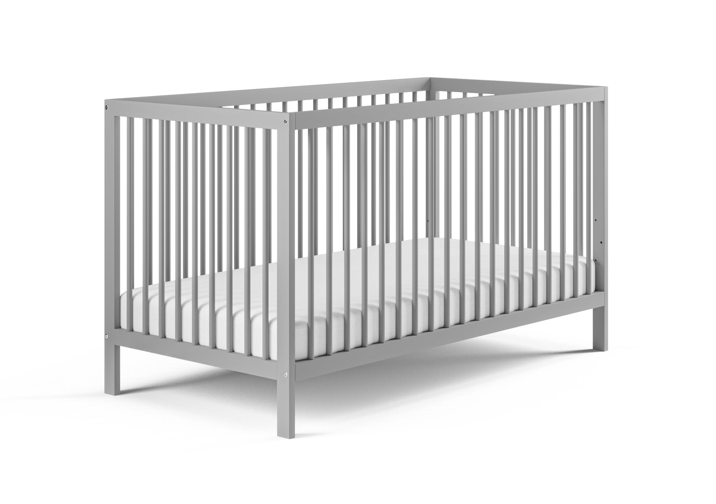 Kids Collective Babybett Kinderbett Gitterbett 60x120 und 70x140 cm höhenverstellbarer Lattenrost & herausnehmbare Sprossen stabiles Buchenholz | ab Geburt bis zum 3. Lebensjahr made in EU