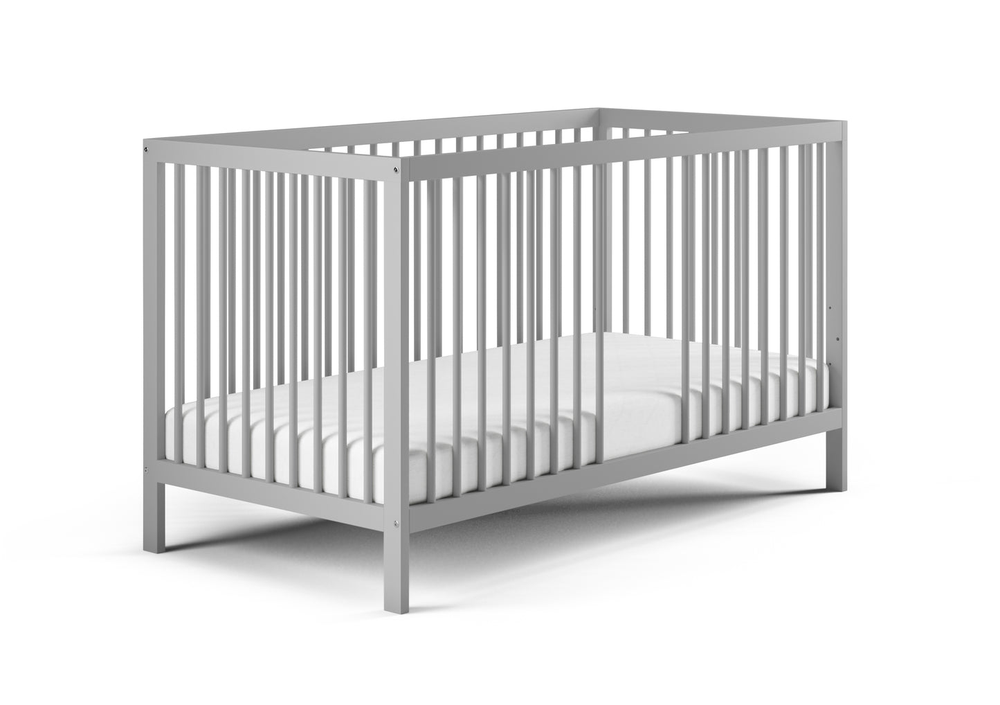 Kids Collective Babybett Kinderbett Gitterbett 60x120 und 70x140 cm höhenverstellbarer Lattenrost & herausnehmbare Sprossen stabiles Buchenholz | ab Geburt bis zum 3. Lebensjahr made in EU