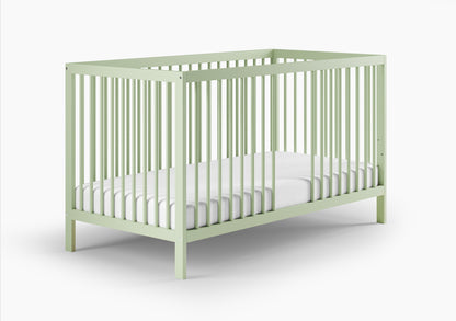 Kids Collective Babybett Kinderbett Gitterbett 60x120 und 70x140 cm höhenverstellbarer Lattenrost & herausnehmbare Sprossen stabiles Buchenholz | ab Geburt bis zum 3. Lebensjahr made in EU