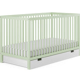 Kids Collective Babybett Kinderbett Gitterbett 60x120 und 70x140 cm höhenverstellbarer Lattenrost & herausnehmbare Sprossen stabiles Buchenholz | ab Geburt bis zum 3. Lebensjahr made in EU
