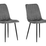 Ensemble de 1, 2 ou 4 chaises tapissées, chaises de salle à manger, chaises de salon, tapissées, disponible en plusieurs coloris