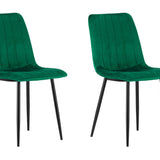 Ensemble de 1, 2 ou 4 chaises tapissées, chaises de salle à manger, chaises de salon, tapissées, disponible en plusieurs coloris