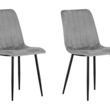 Ensemble de 1, 2 ou 4 chaises tapissées, chaises de salle à manger, chaises de salon, tapissées, disponible en plusieurs coloris