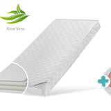 Kindermatratze 60x120 | 70x140 | 80x160 | 80x180 | 90x200 cm LATEX ROYAL mit Aloe Vera-Bezug und zwei Härtegraden, 10 cm hoch, Kindermatratze Matratze für Kinderbett, Körpergewicht bis 60kg
