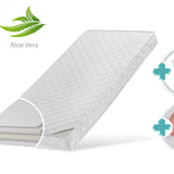 Kindermatratze 60x120 | 70x140 | 80x160 | 80x180 | 90x200 cm LATEX ROYAL mit Aloe Vera-Bezug und zwei Härtegraden, 10 cm hoch, Kindermatratze Matratze für Kinderbett, Körpergewicht bis 60kg