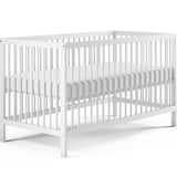 Kids Collective Babybett Kinderbett Gitterbett 60x120 und 70x140 cm höhenverstellbarer Lattenrost & herausnehmbare Sprossen stabiles Buchenholz | ab Geburt bis zum 3. Lebensjahr made in EU