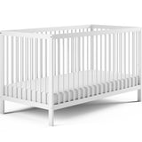 Kids Collective Babybett Kinderbett Gitterbett 60x120 und 70x140 cm höhenverstellbarer Lattenrost & herausnehmbare Sprossen stabiles Buchenholz | ab Geburt bis zum 3. Lebensjahr made in EU