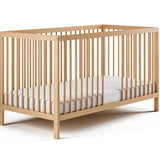 Kids Collective Babybett Kinderbett Gitterbett 60x120 und 70x140 cm höhenverstellbarer Lattenrost & herausnehmbare Sprossen stabiles Buchenholz | ab Geburt bis zum 3. Lebensjahr made in EU