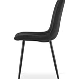 Ensemble de 1, 2 ou 4 chaises tapissées, chaises de salle à manger, chaises de salon, tapissées, disponible en plusieurs coloris