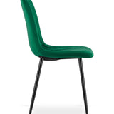 Ensemble de 1, 2 ou 4 chaises tapissées, chaises de salle à manger, chaises de salon, tapissées, disponible en plusieurs coloris