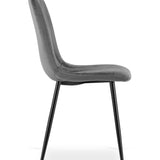 Ensemble de 1, 2 ou 4 chaises tapissées, chaises de salle à manger, chaises de salon, tapissées, disponible en plusieurs coloris