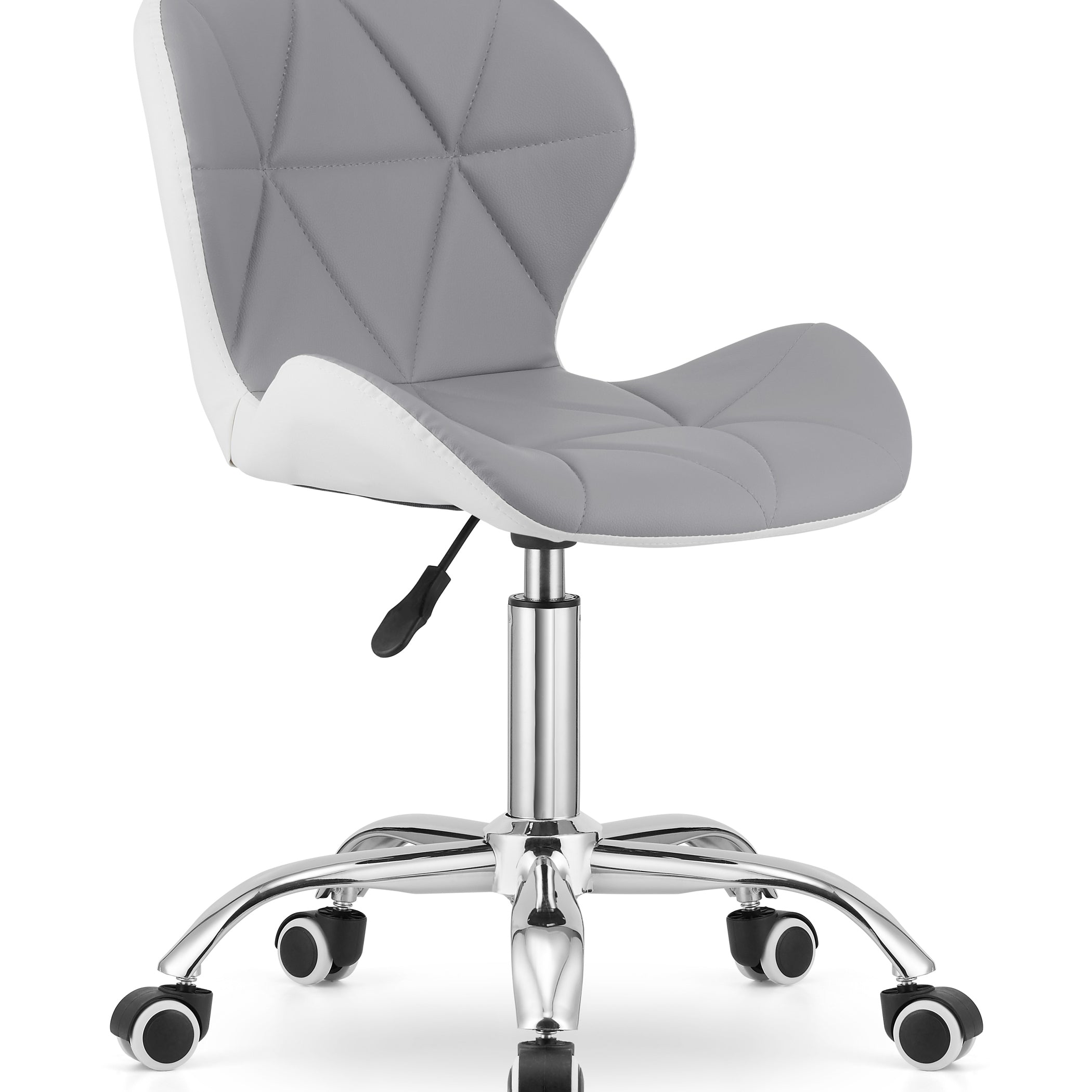 Chaise pivotante chaise de bureau chaise de bureau rembourrée en simili cuir ou velours | Réglable en hauteur avec siège ergonomique