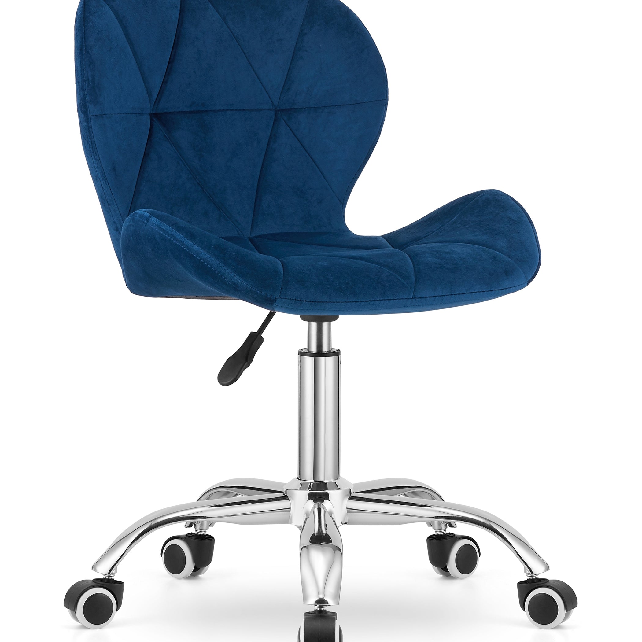 Chaise pivotante chaise de bureau chaise de bureau rembourrée en simili cuir ou velours | Réglable en hauteur avec siège ergonomique